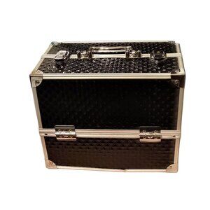 Black Caboodles Lovestruck 11.75 Ultimate Makeup Train Case